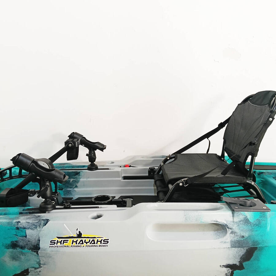 Kayak a pedali SKF Pedal Power 12 - sistema ad elica - 360 x 94 cm - Tropical
