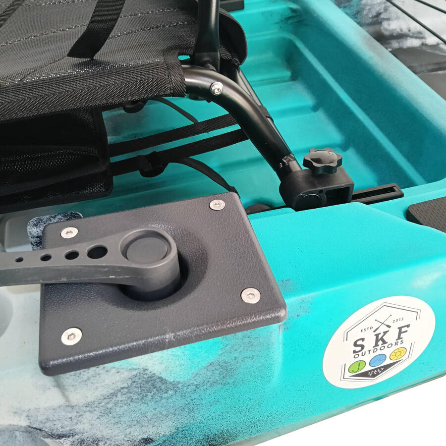 Kayak a pedali SKF Pedal Power 12 - sistema ad elica - 360 x 94 cm - Tropical