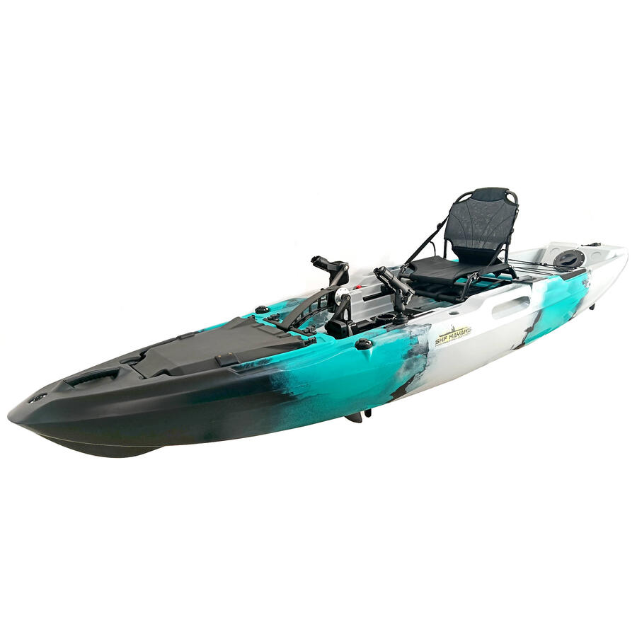 Kayak a pedali SKF Pedal Power 12 - sistema ad elica - 360 x 94 cm - Tropical