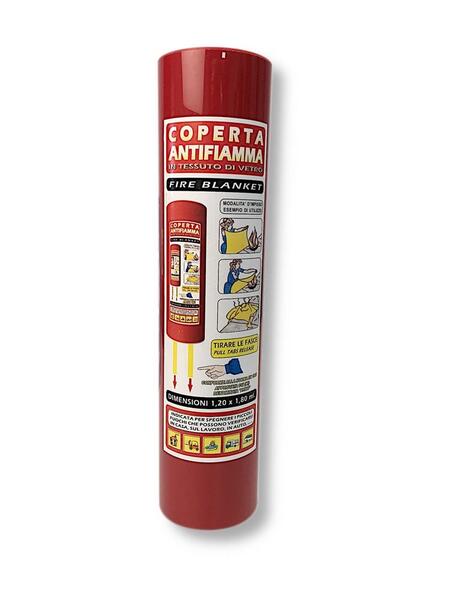 Coperta Antifuoco / Antifiamma in Fibra di Vetro – 150×180 cm