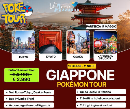 17 MAGGIO 2026 POKEMON TOUR GIAPPONE