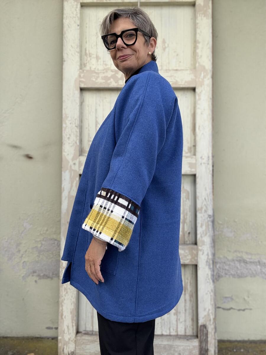 Kimono blu elettrico 