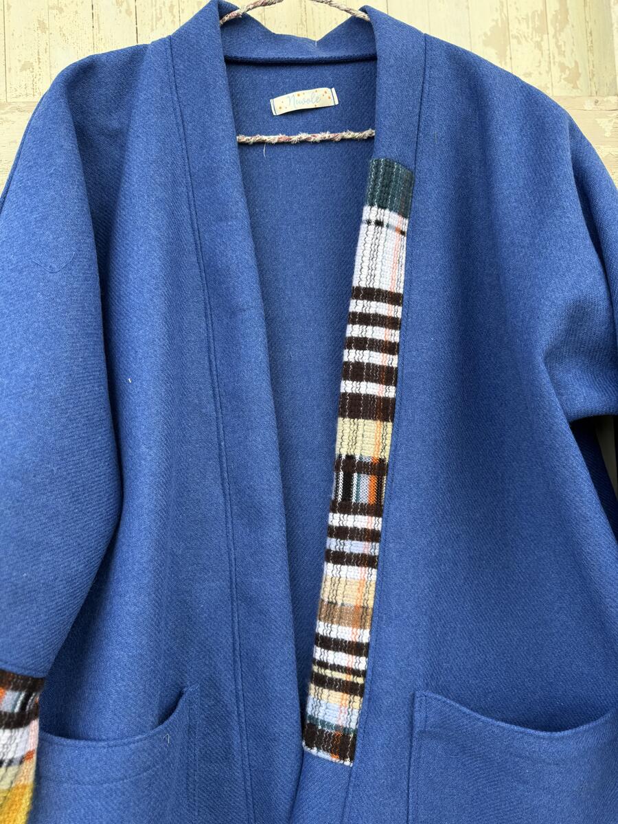 Kimono blu elettrico 