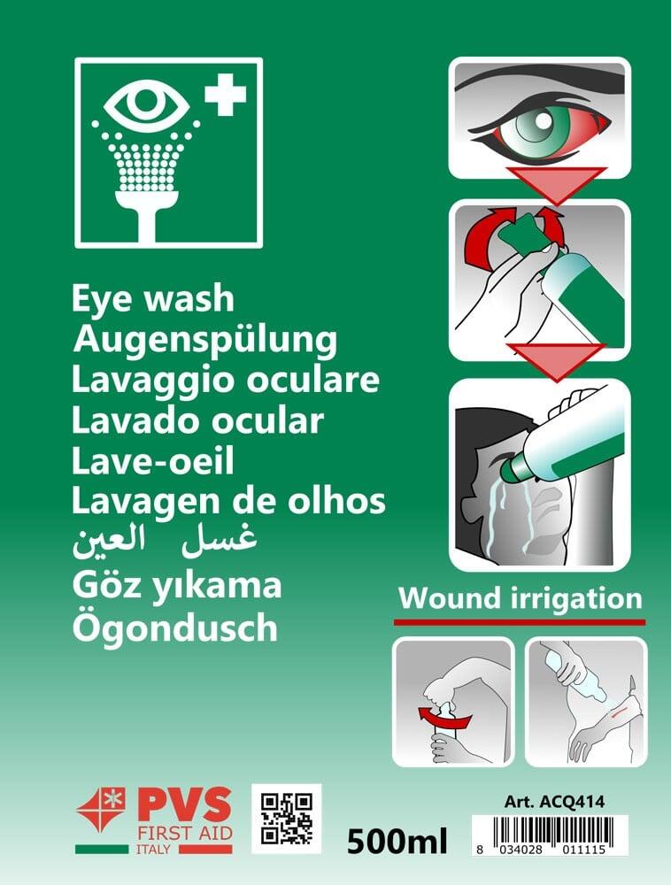 SOLUZIONE SALINA STERILE 500 ml per LAVAGGIO OCULARE