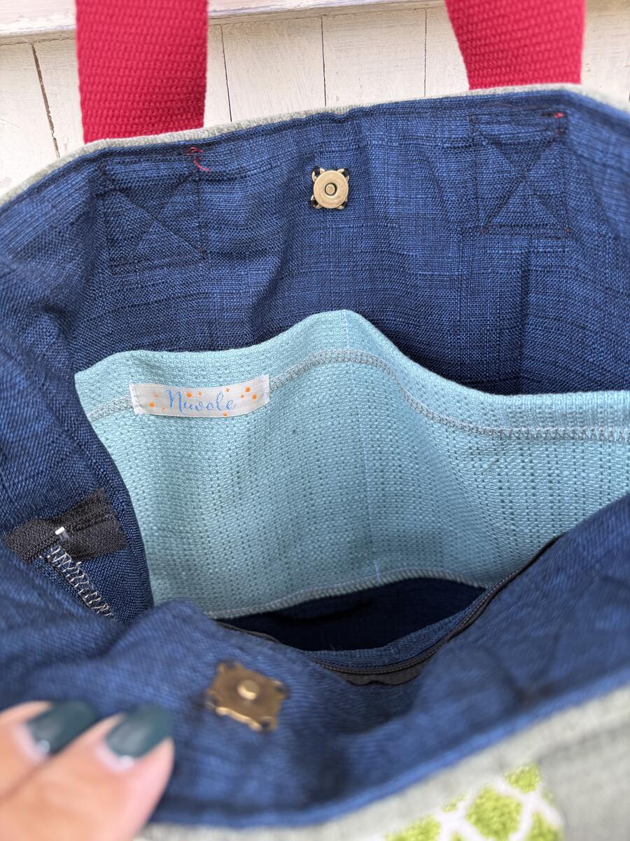 Borsa base rossa