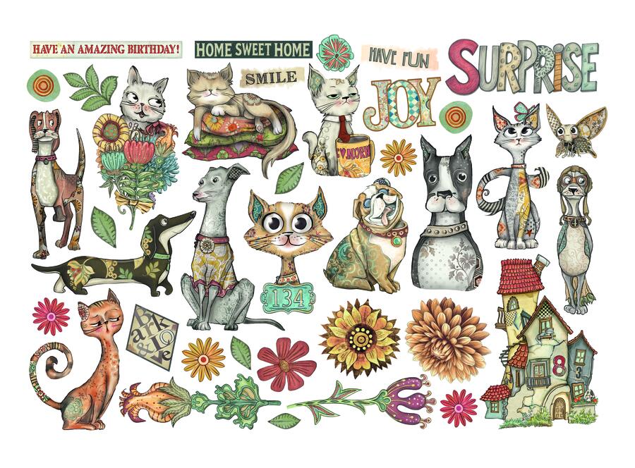 Ephemera - Furry Friends