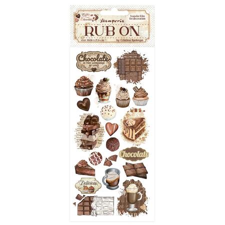 Rub-On Coffee and Chocolate Vintage sweet moments