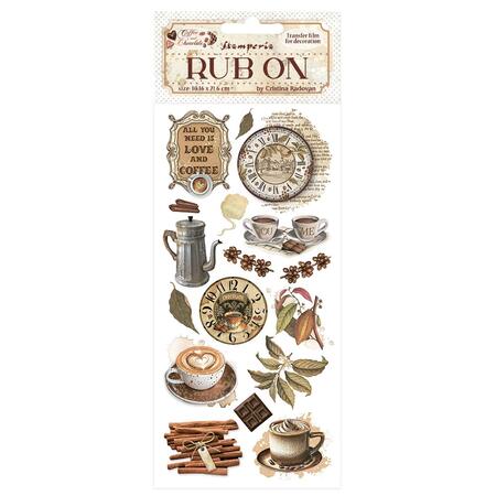 Rub-On Coffee and Chocolate All you need is love and coffee