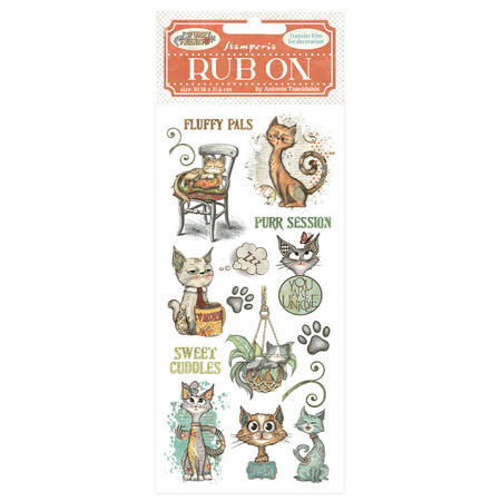 Rub-On Furry Friends Gatto