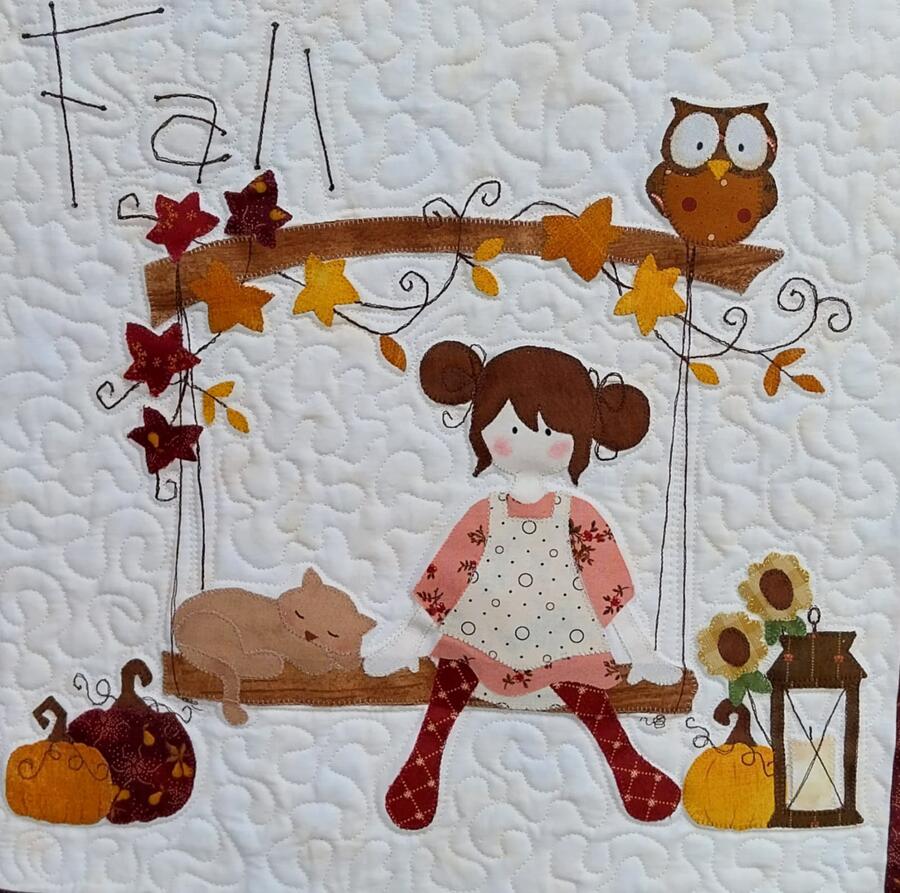 Cartamodello Le stagioni di Milù quilt 