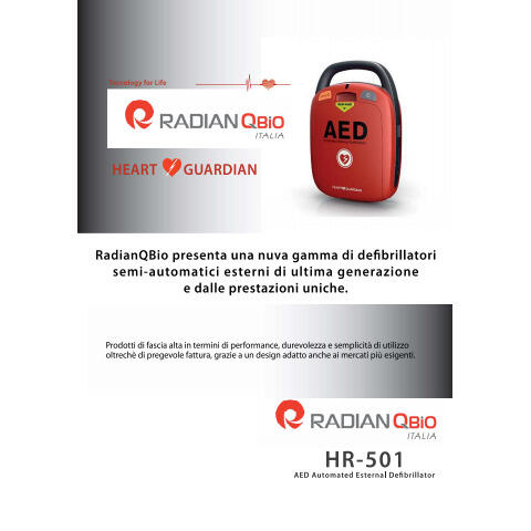 Defibrillatore Semiautomatico Heart Guardian HR-501 – con selettore pediatrico