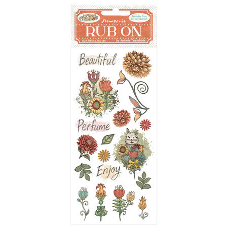 Rub-On Furry Friends fiori