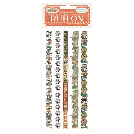 Rub-On Furry Friends bordure