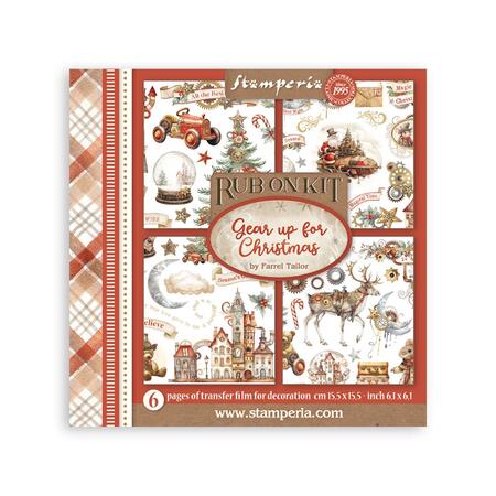 Rub-On Assortimento Gear up for Christmas 6 pagine