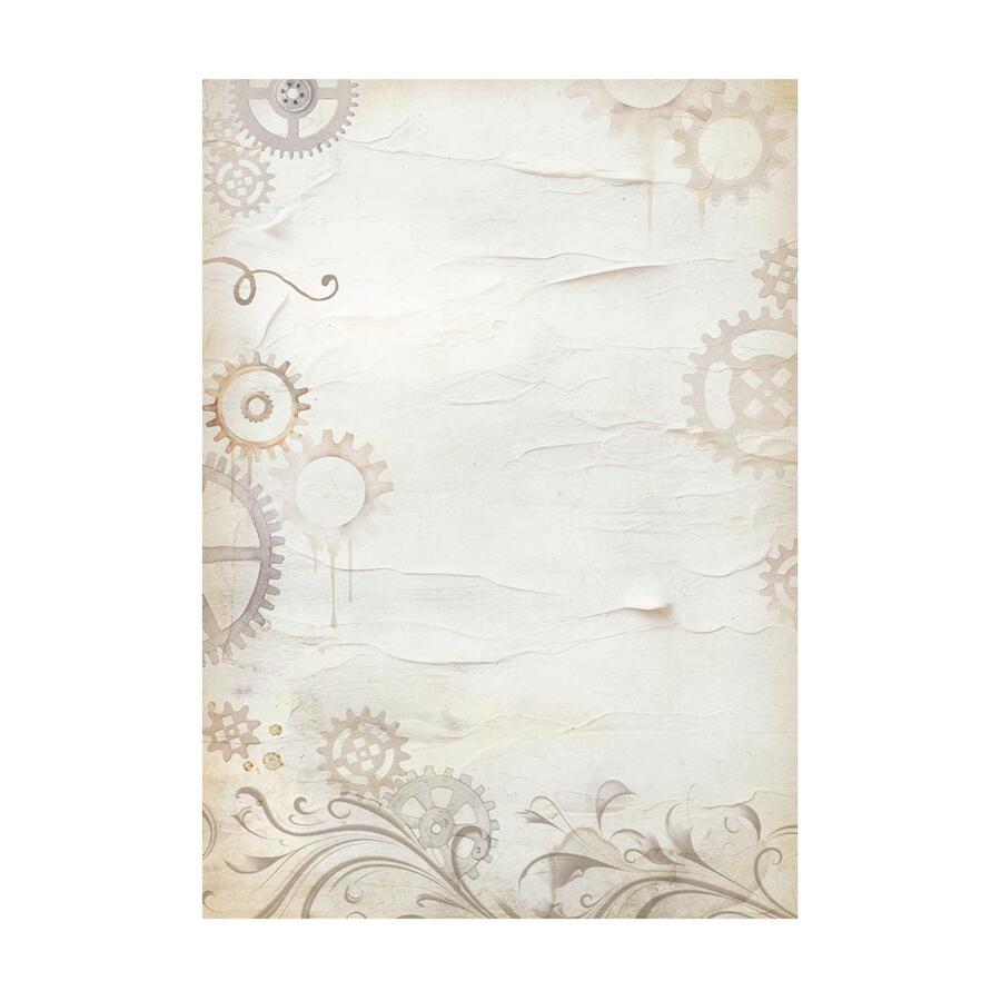 Selezione 8 Carta di riso Fto A6 Backgrounds Gear up for Christmas