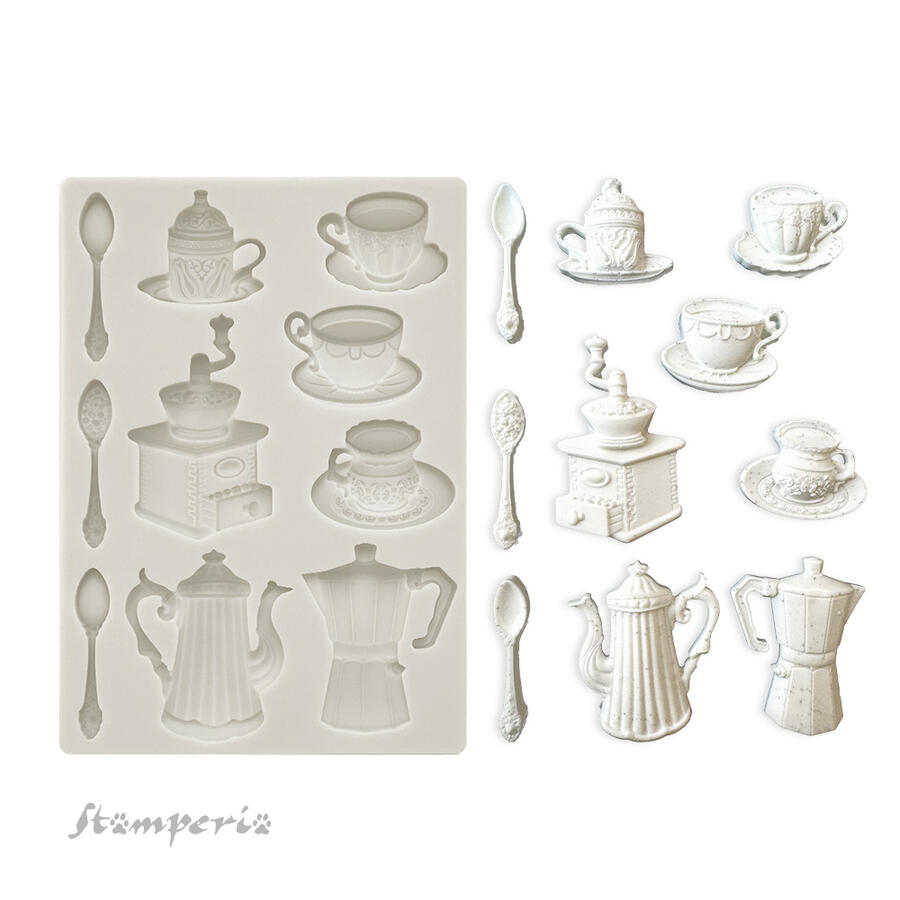 Stampo in silicone A5 Coffee and Chocolate tazzine