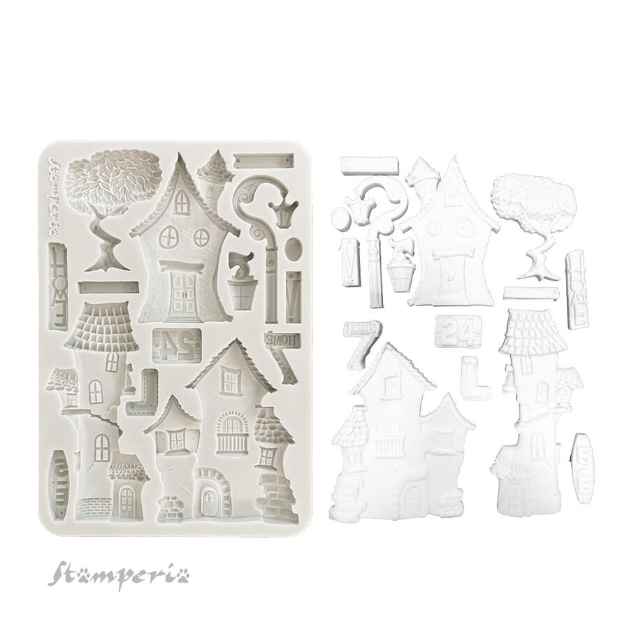 Stampo in silicone A5 Furry Friends Casette