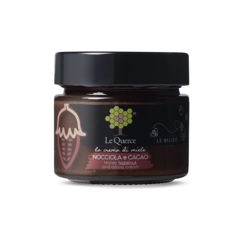 Le querce - Crema di miele nocciola e cacao 40g