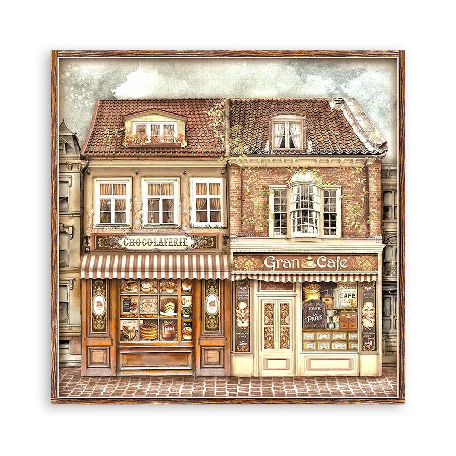 Blocco 10 fogli 30,5 x 30,5 Double face Coffee and Chocolate