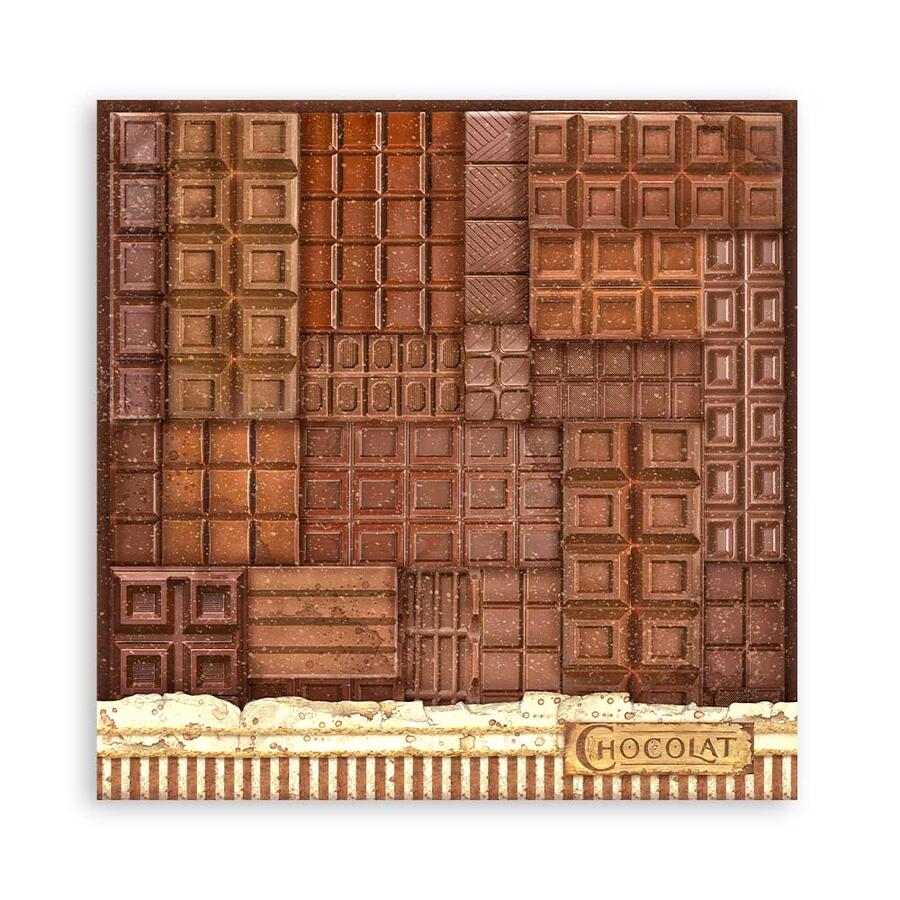 Blocco 10 fogli 30,5 x 30,5 Double face Coffee and Chocolate