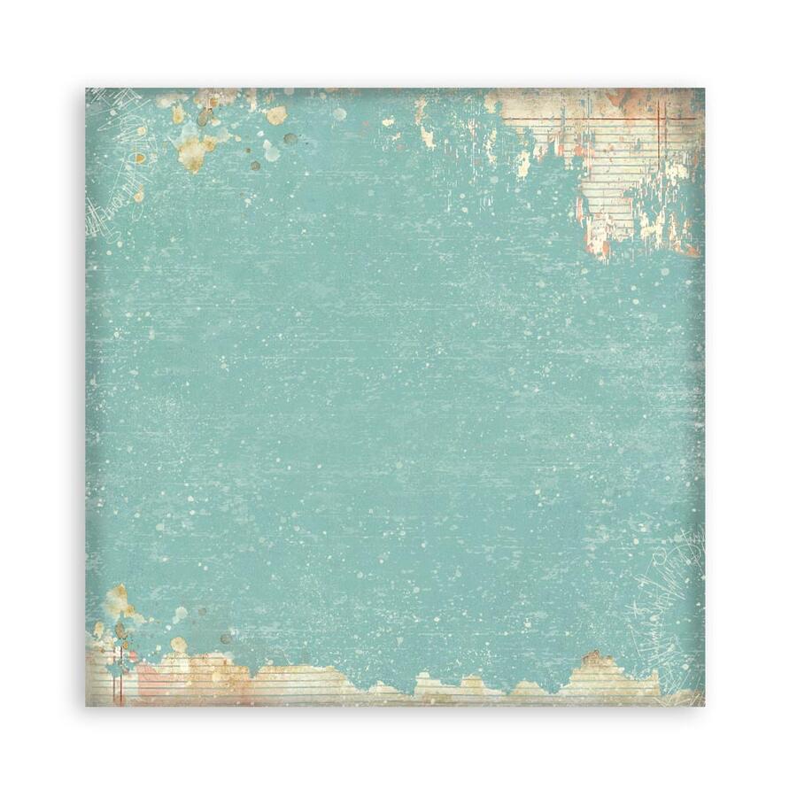 Blocco 10 fogli 30,5 x 30,5 Double face Backgrounds Furry Friends