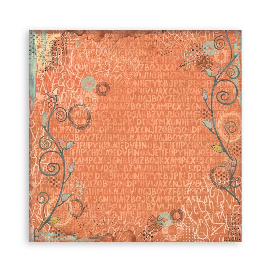 Blocco 10 fogli 30,5 x 30,5 Double face Backgrounds Furry Friends