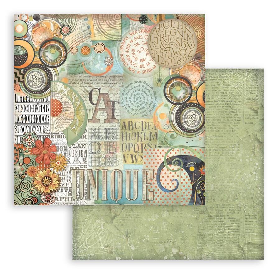 Blocco 10 fogli 30,5 x 30,5 Double face Backgrounds Furry Friends