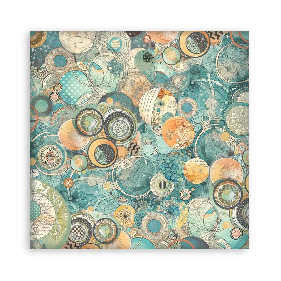 Blocco 10 fogli 30,5 x 30,5 Double face Backgrounds Furry Friends