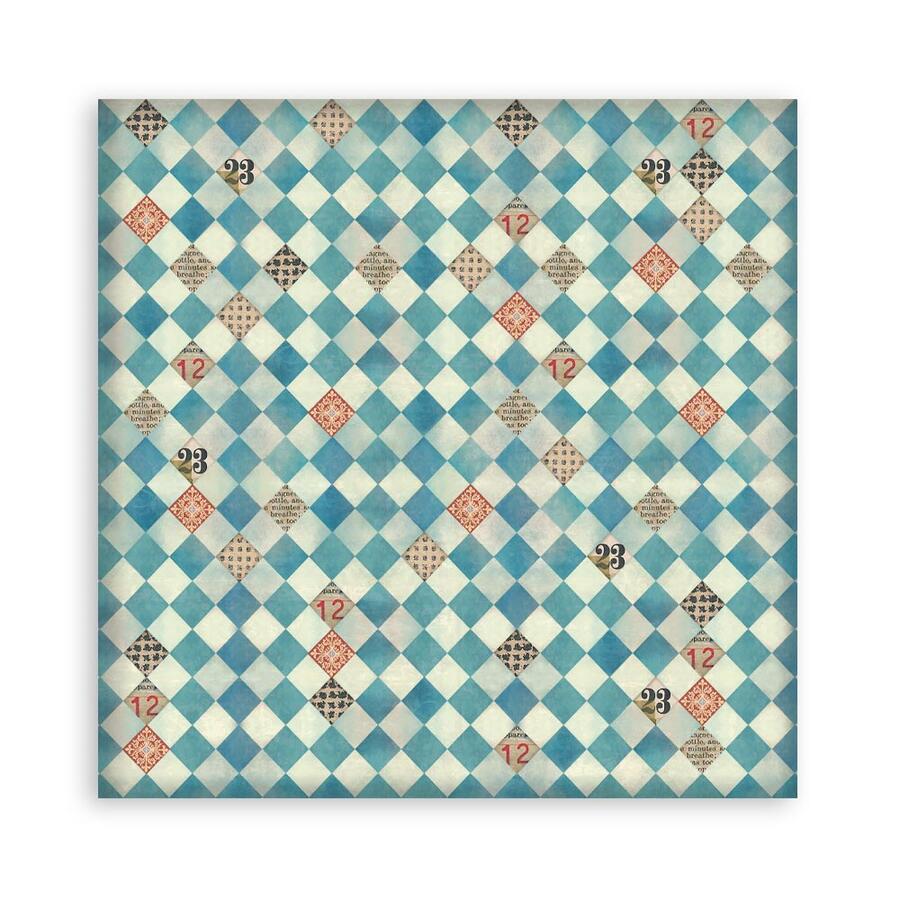 Blocco 10 fogli 30,5 x 30,5 Double face Backgrounds Furry Friends