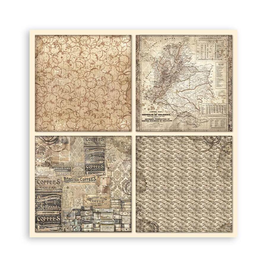Blocco 22 fogli Single face Coffee and Chocolate 