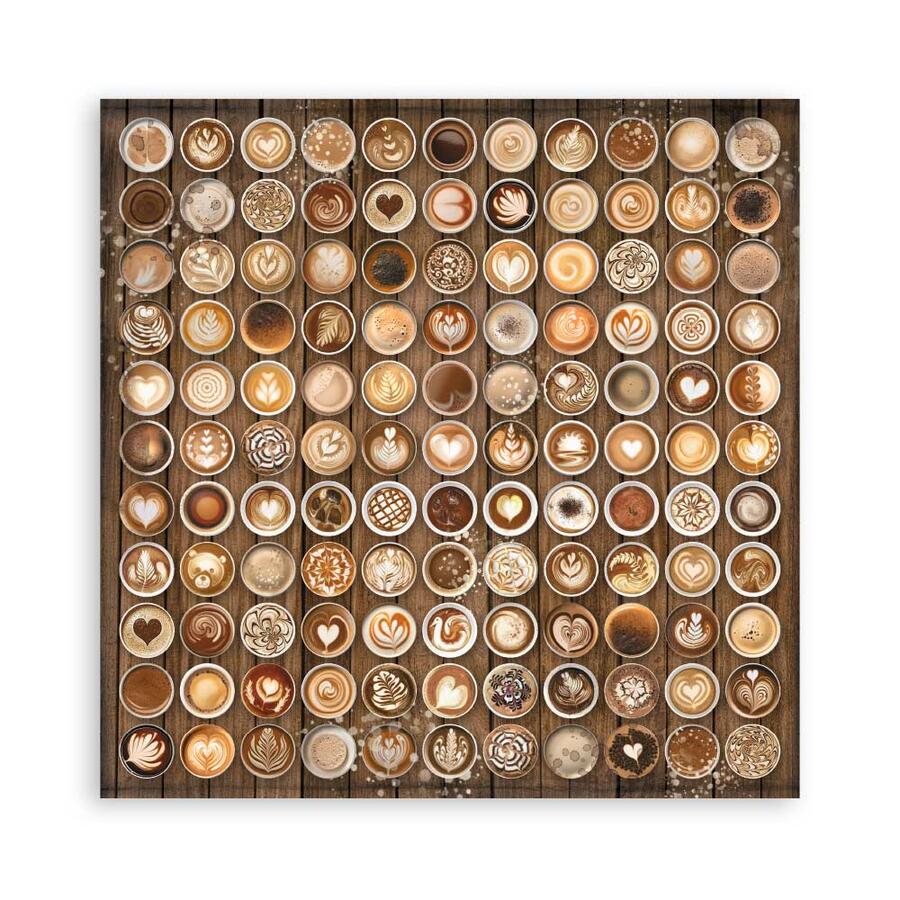 Blocco 22 fogli Single face Coffee and Chocolate 