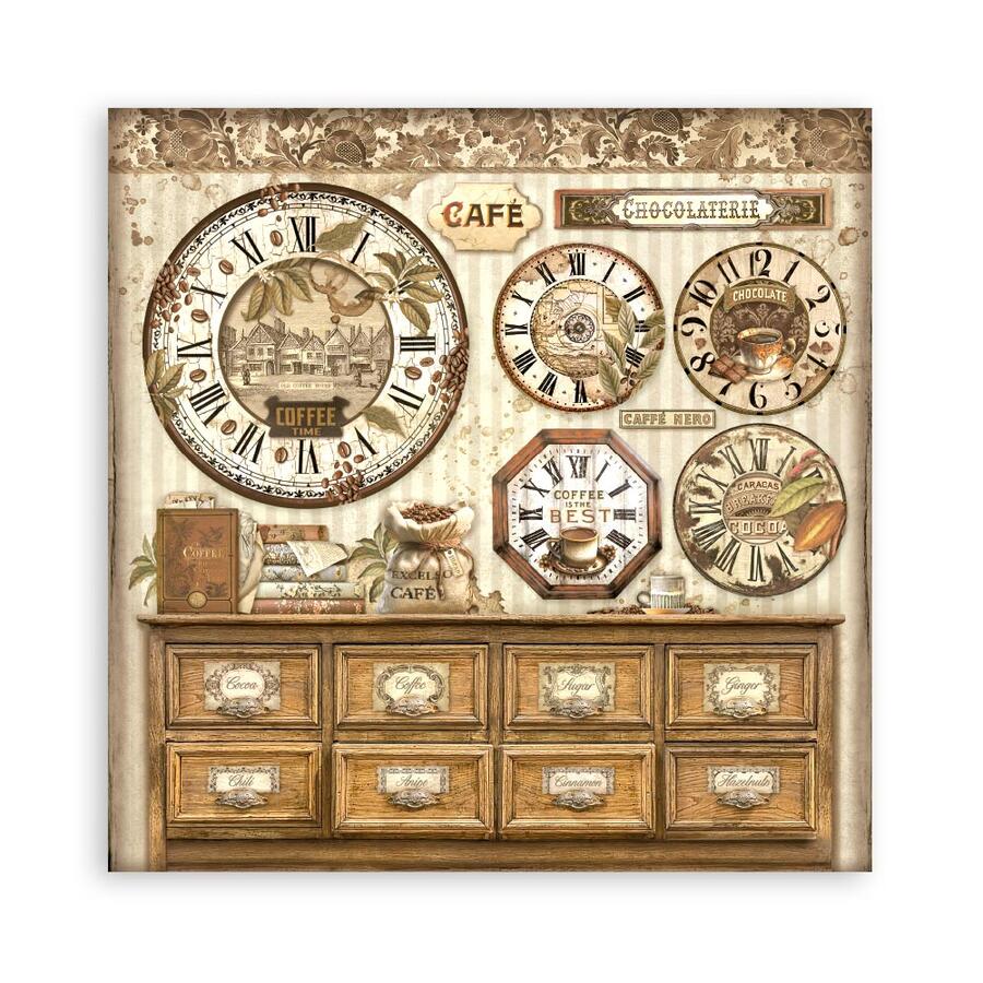 Blocco 22 fogli Single face Coffee and Chocolate 