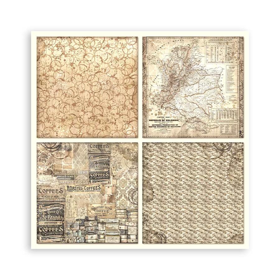 Blocco 22 fogli Single face Coffee and Chocolate 
