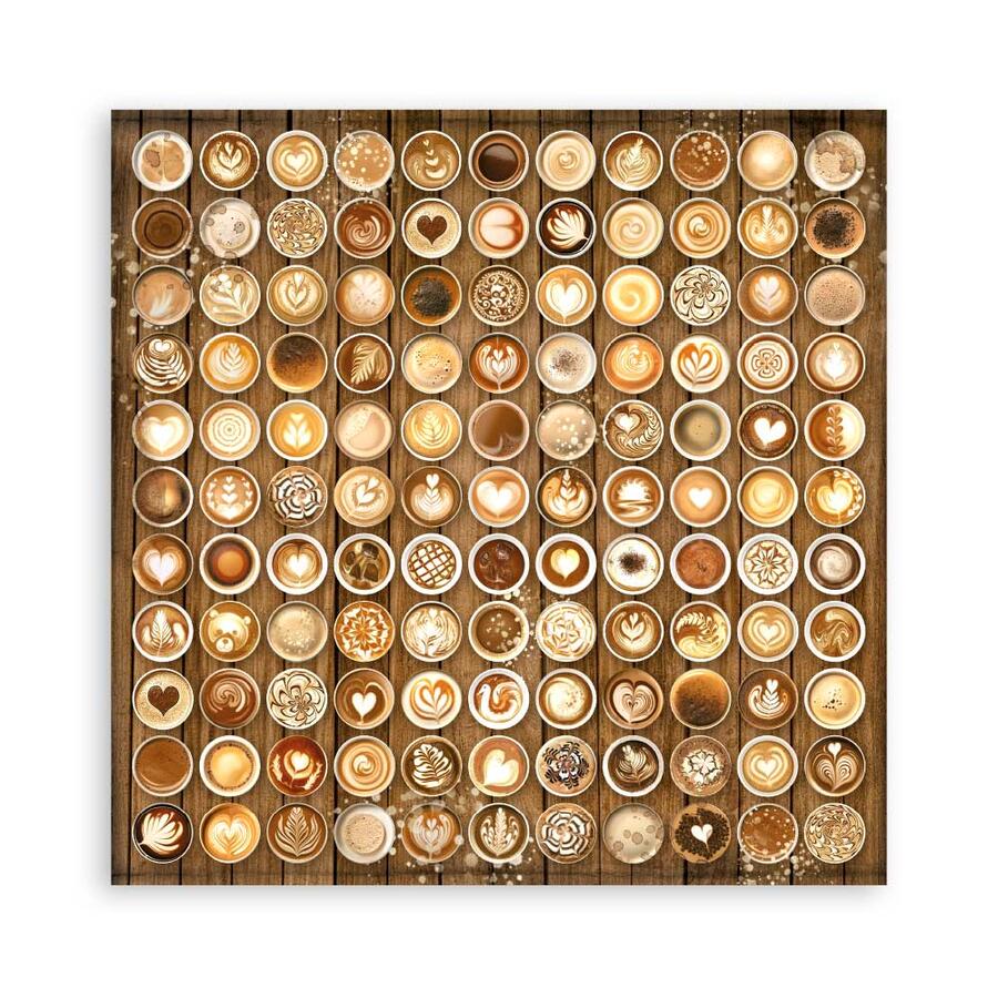 Blocco 22 fogli Single face Coffee and Chocolate 