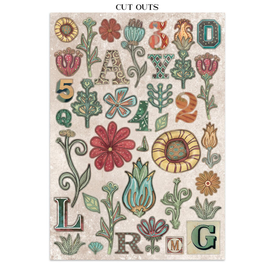 Junk Journal stickers, cut-outs, backgrounds, Furry Friend