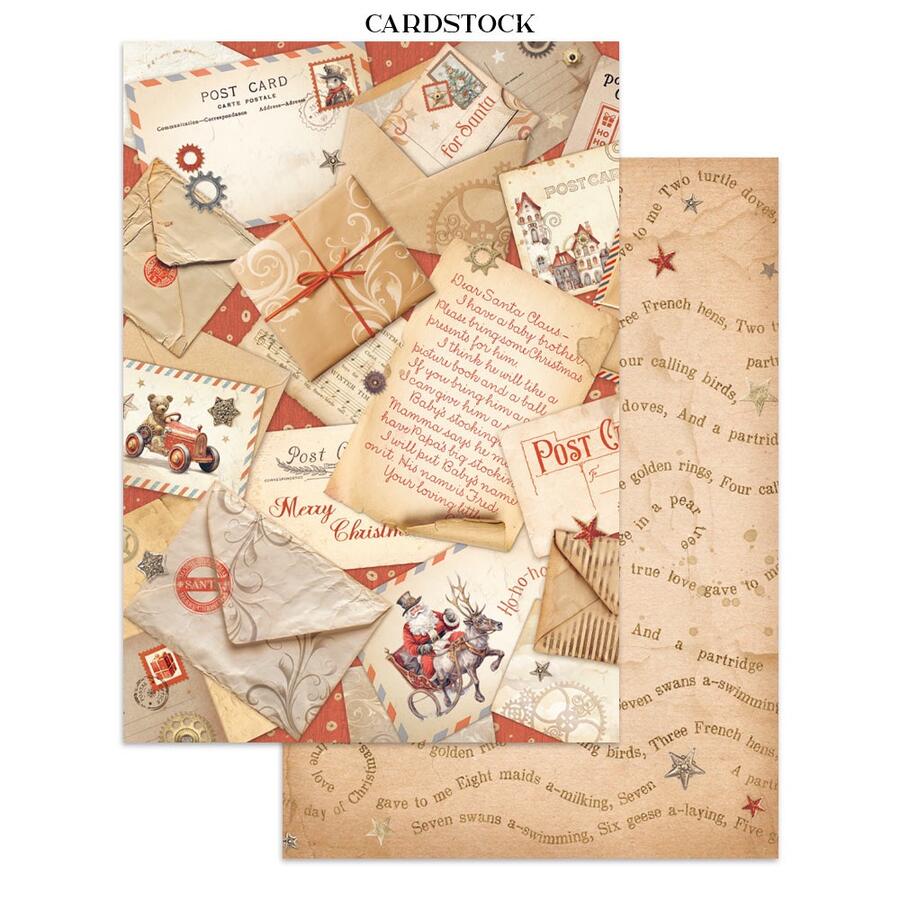 Junk Journal stickers, cut-outs, backgrounds Gear up for Christmas