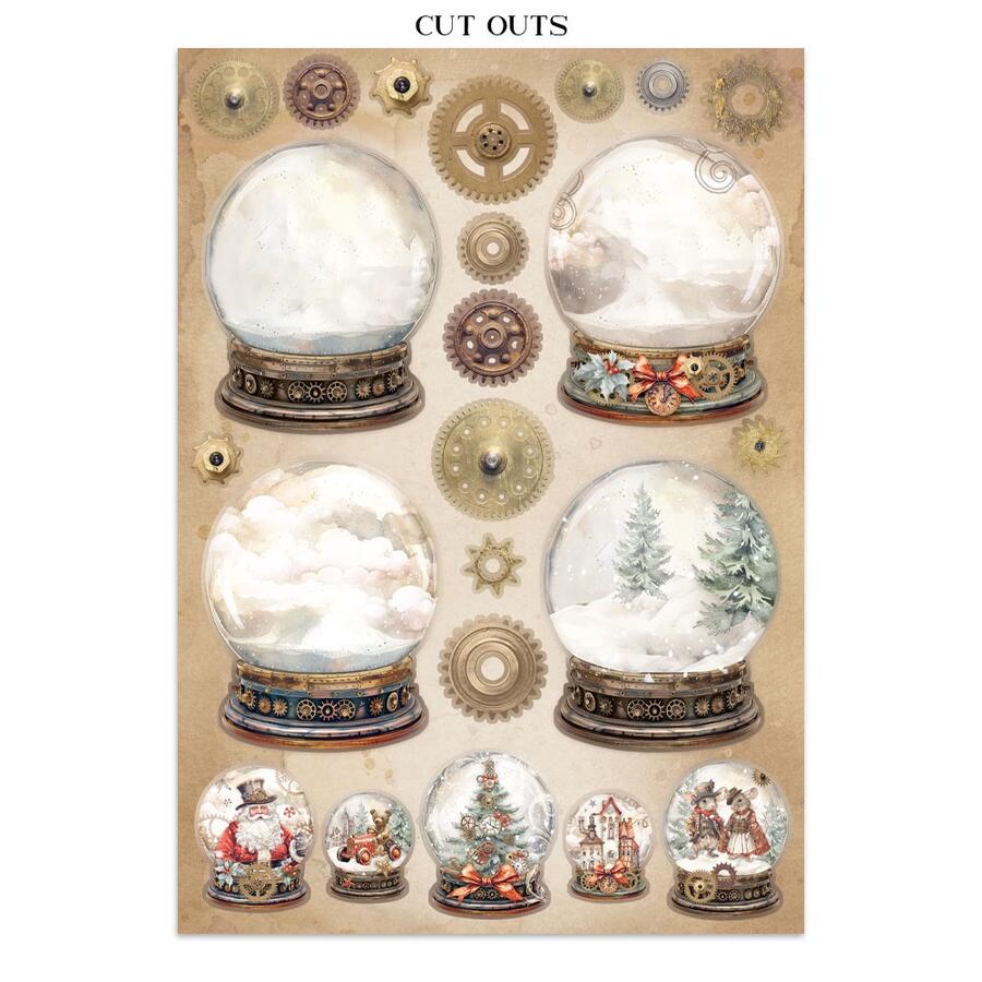 Junk Journal stickers, cut-outs, backgrounds Gear up for Christmas