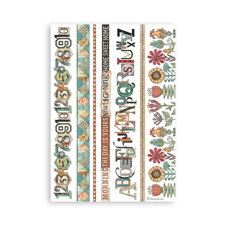Washi Pad 8 sheets A5 Furry Friends