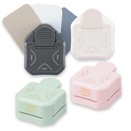 Vaessen Creative • 3-in-1 Perforatore per Angoli 4-7-10mm color avorio