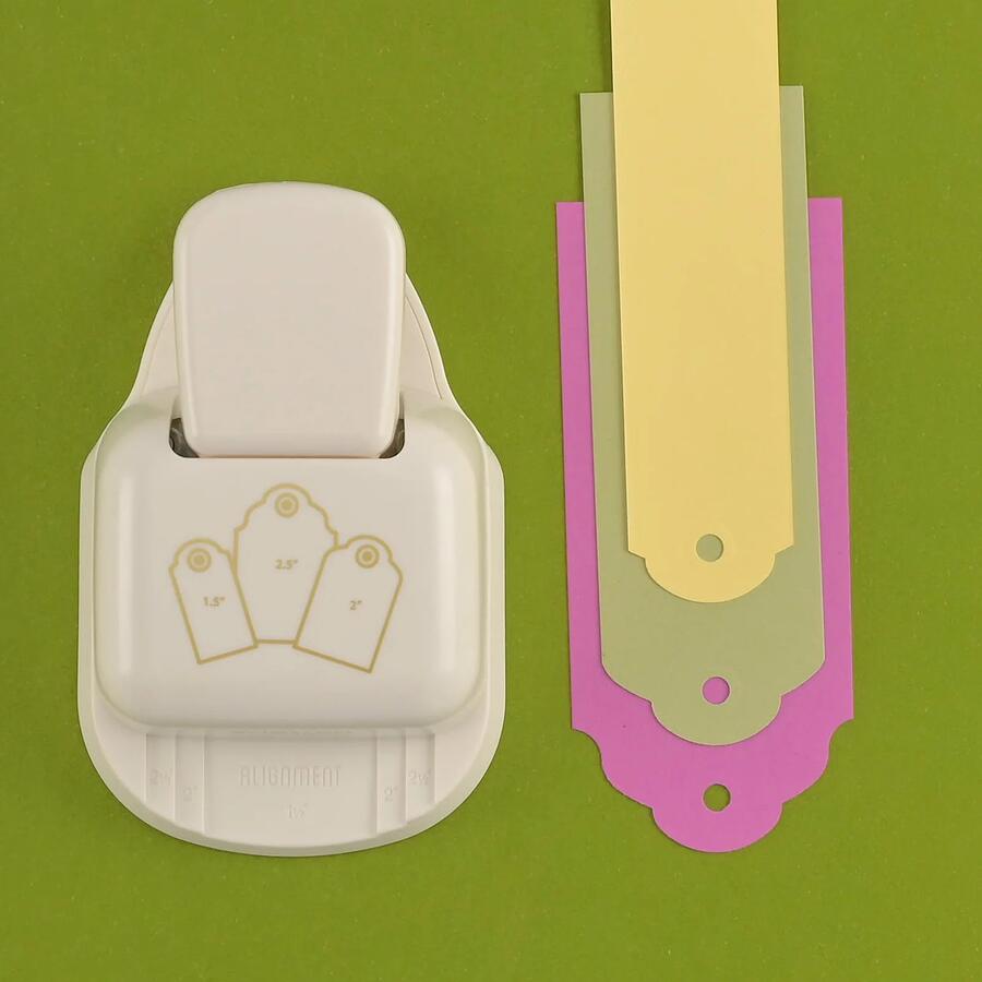 Vaessen Creative • Perforatore di Etichette Dentellate 3-in-1
