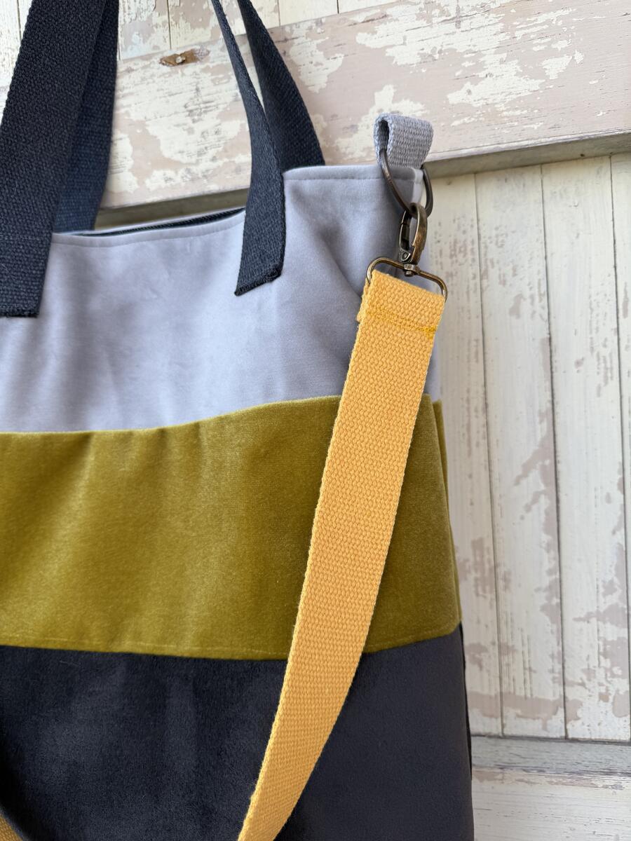 Borsa tre velluti 