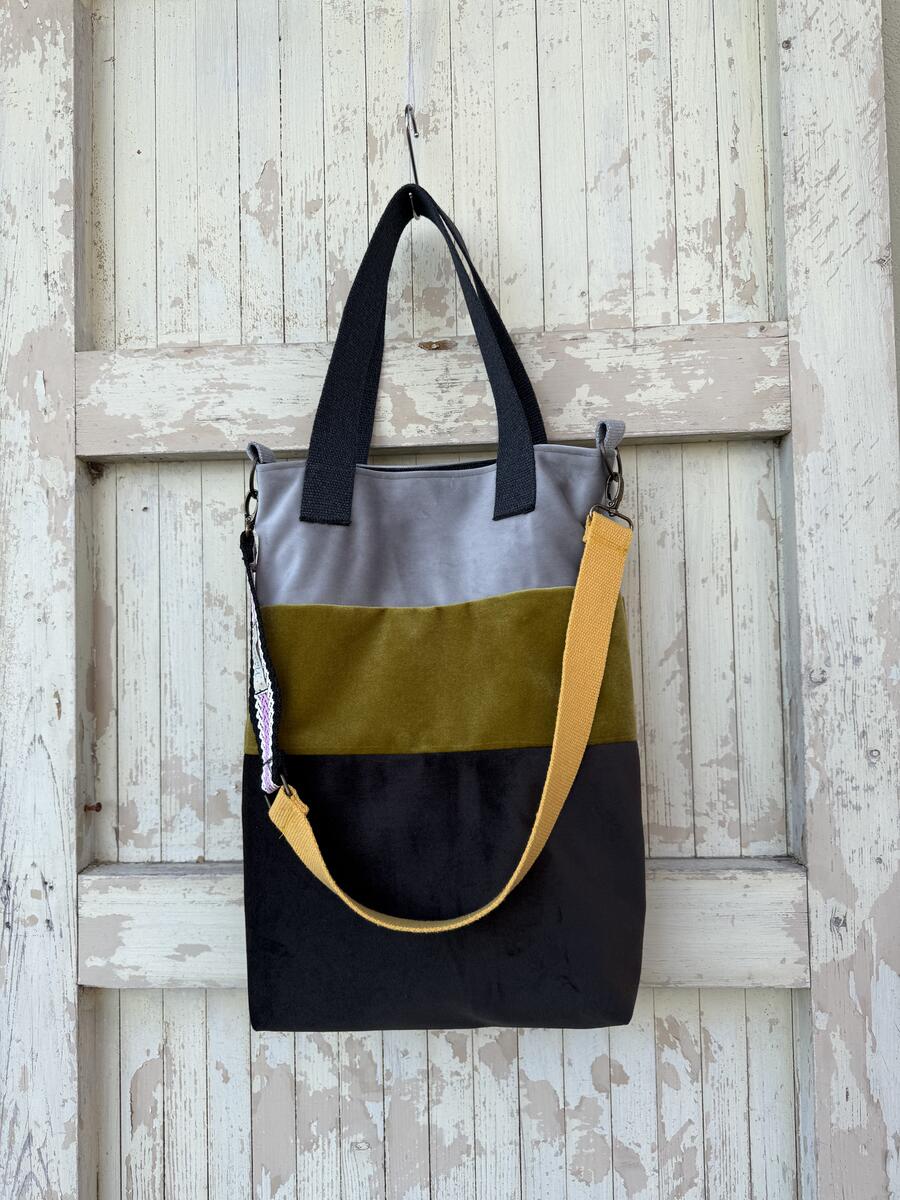 Borsa tre velluti 