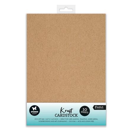 Studio Light • Essentials Cardstock Paper Set Kraft 250gsm