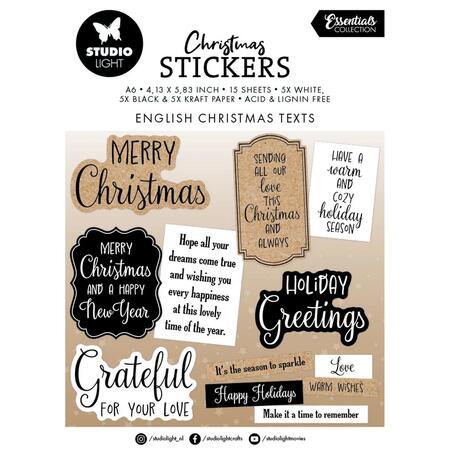 Studio Light • Essentials Sticker Pad X-Mas Sentiments