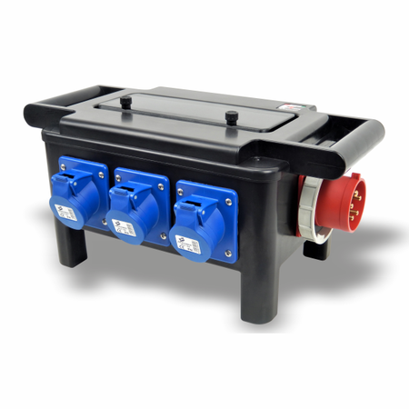 Quadro elettrico portatile trifase 32A PV-CIN 5LF