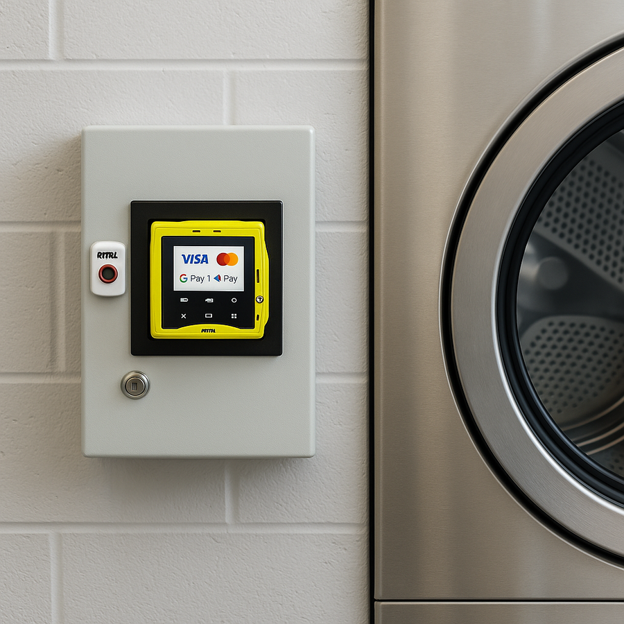 Contactless Device with Nayax POS – Start for Professional Washing Machines