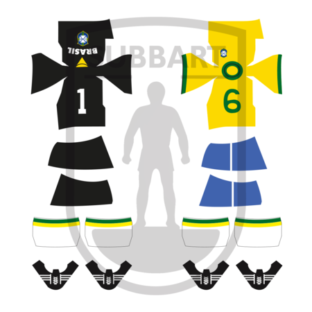 DECALS BRASILE WORLD CUP 1970