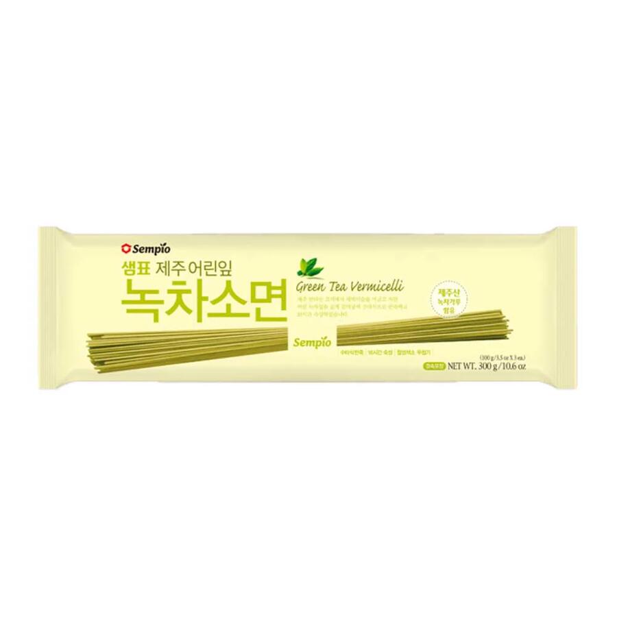 Sempio green tea vermicelli spaghetti al te verde corea 300gr
