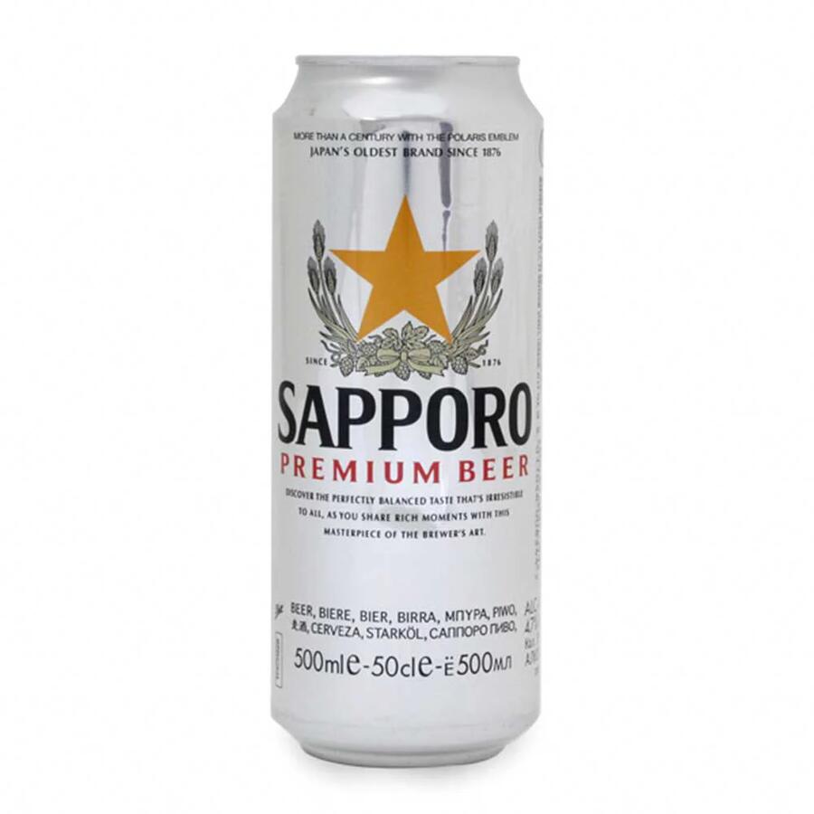Birra Sapporo premium beer 500ml
