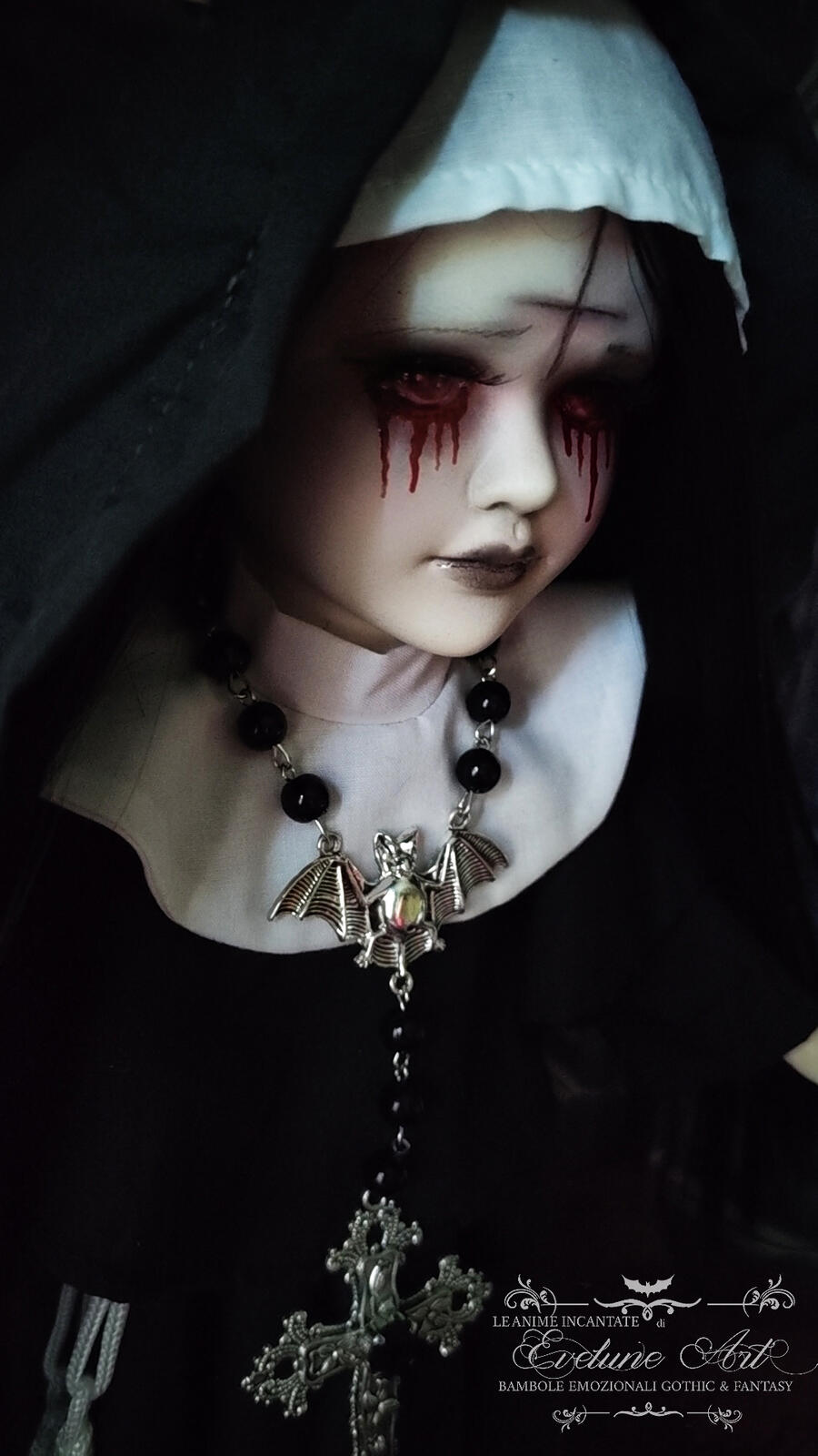 Suor Lacrimosa  - Bambola Suora fatta a mano